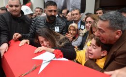 Adana’da Samet Güdük için yürek yakan tören