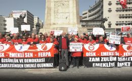 Emekliler Ankara’da hükümete tepki gösterdi