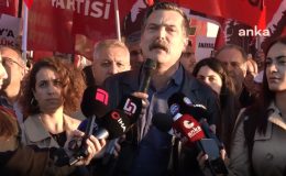 Can Atalay için İstanbul Adliyesi önünden ‘adalet’ çağrısı