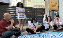 Öğretmenler sesini duyurmak için eylem yaptı