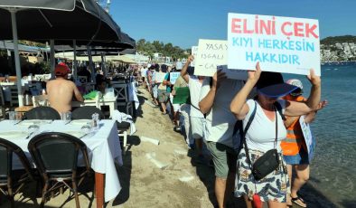 Plaj 2 kilometre, halka ayrılan 21 metre