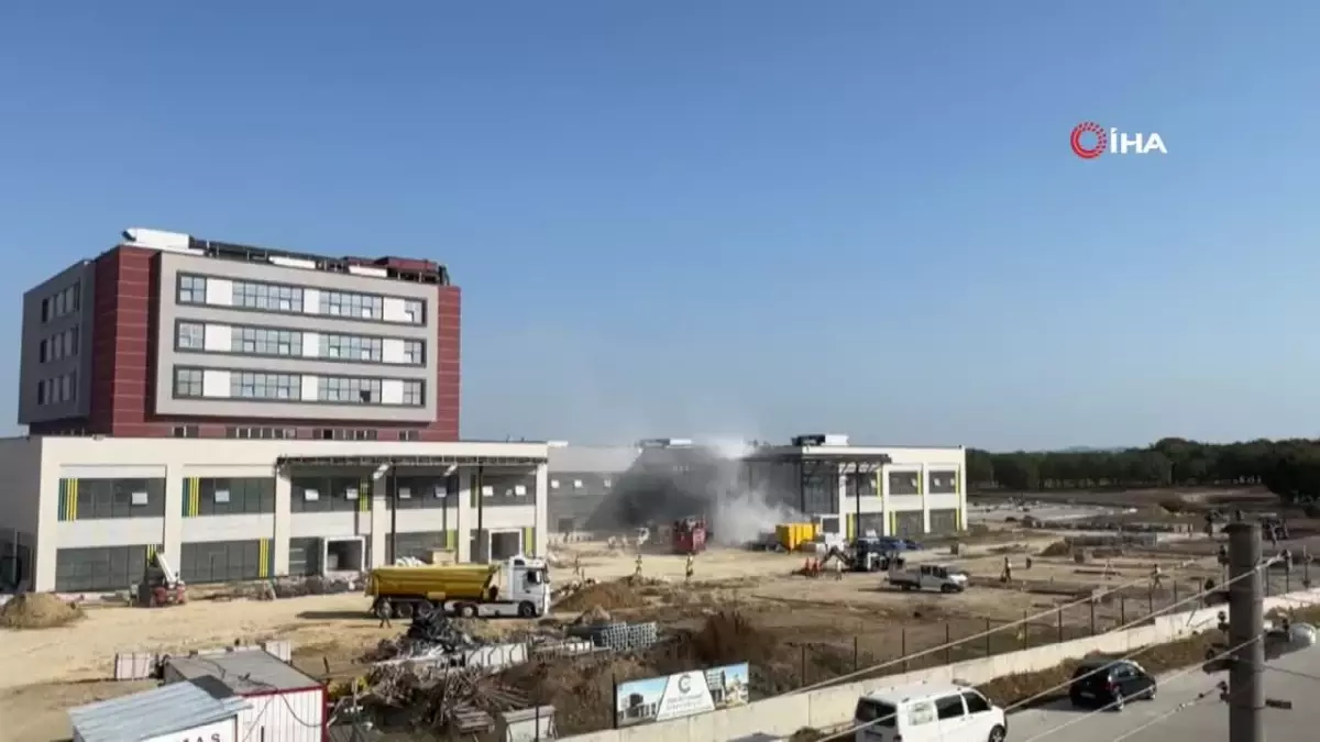 Kapaklı Devlet Hastanesi’nde Yangın Çıktı