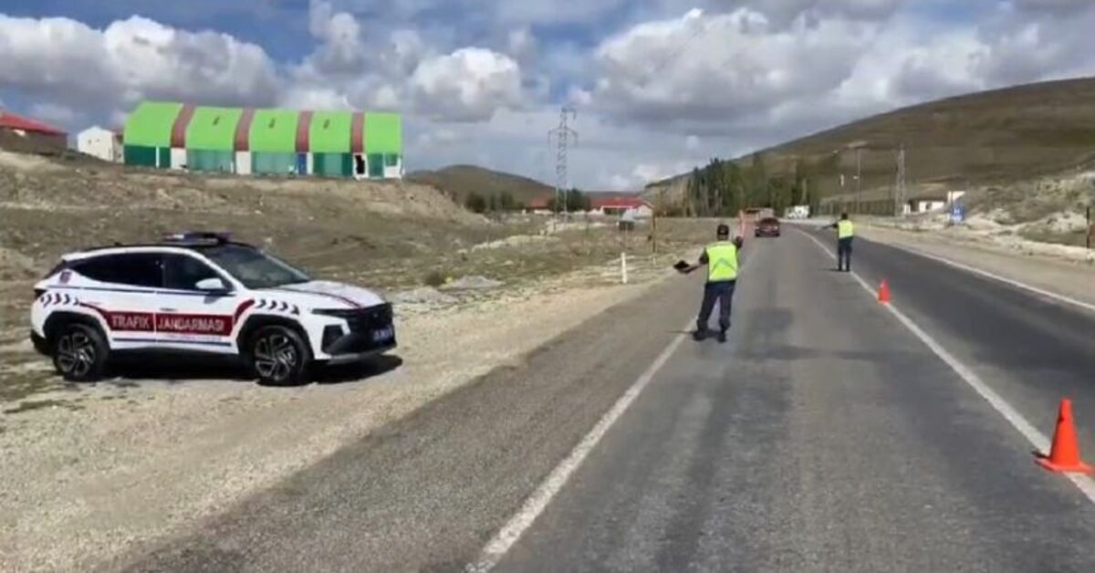Erzurum’da ekim ayında 240 araç trafikten men edildi