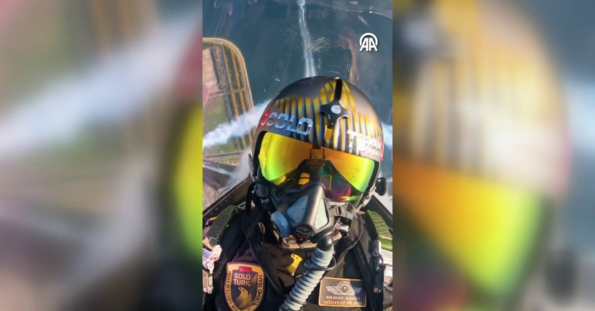 SOLOTÜRK’ün Cumhuriyet Bayramında İstanbul’a yaptığı gösteri uçuşunun kokpit görüntüleri paylaşıldı