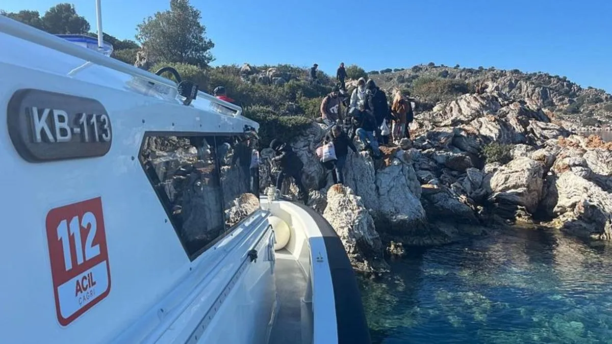 Muğla’da 41 düzensiz göçmen yakalandı