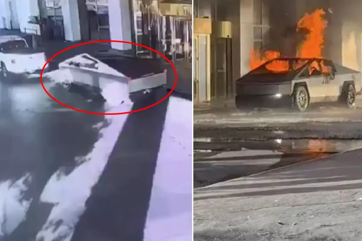 Trump’ın otelinin önündeki Cybertruck’ın patlama anı kamerada