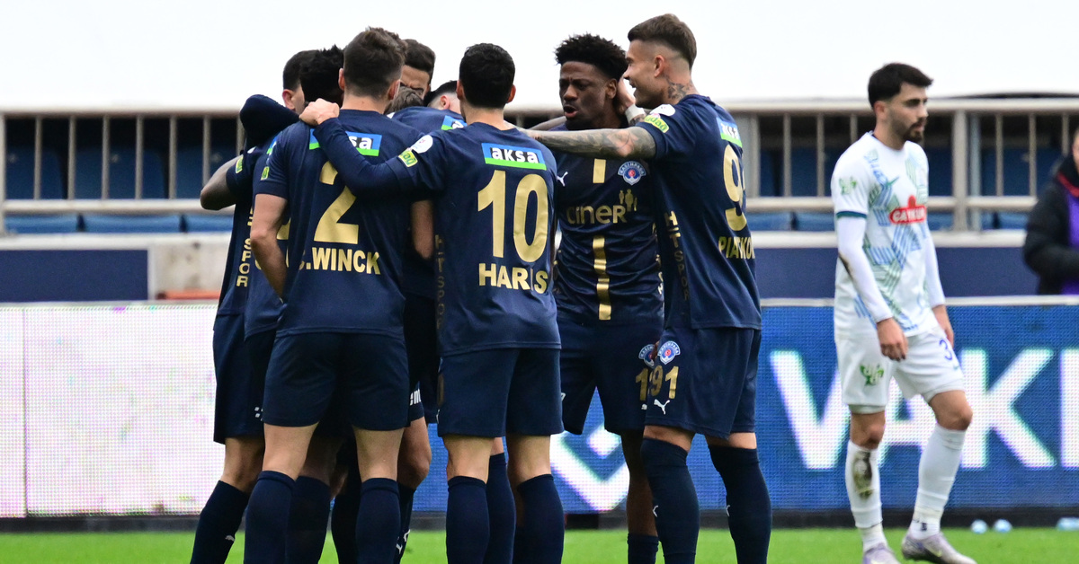 Kasımpaşa: 3 – Çaykur Rizespor: 2 | MAÇ SONUCU