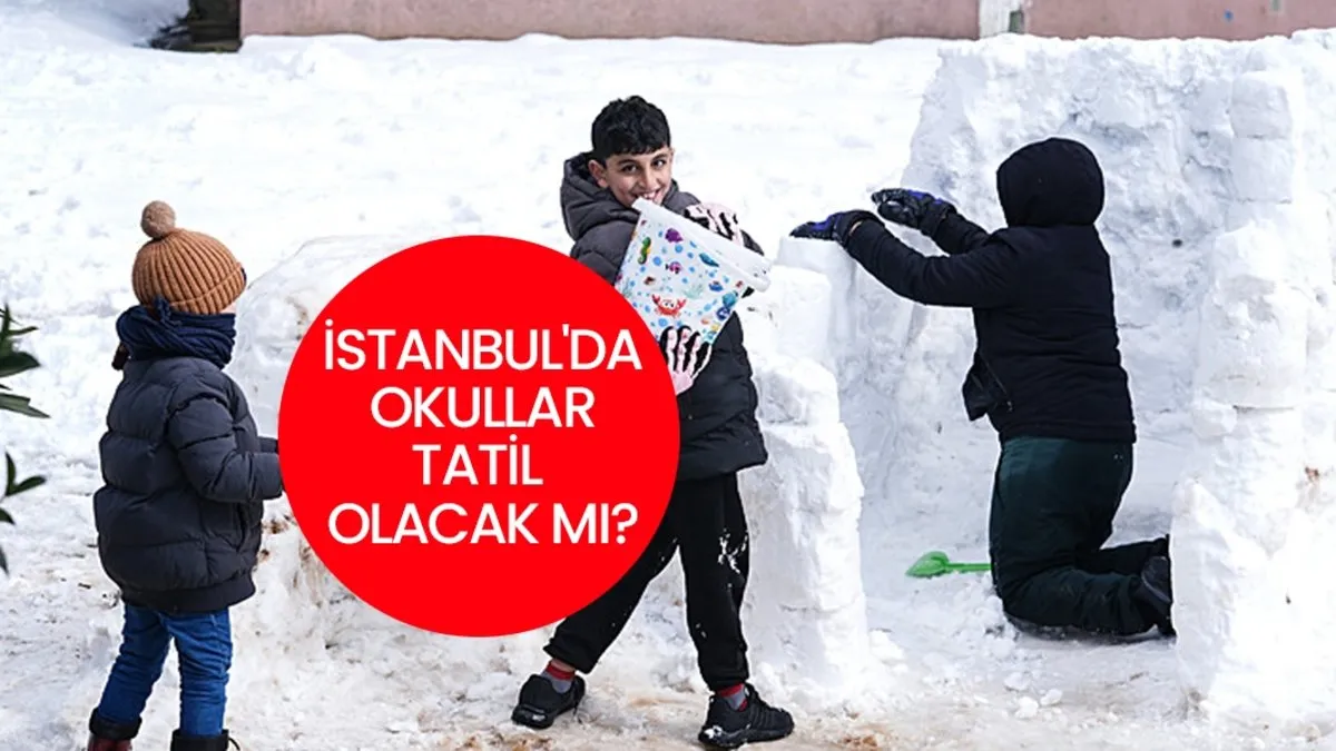 Pazartesi günü okullar tatil olacak mı? İstanbul’da kar yağışı için kritik uyarı! Megakent bembeyaz