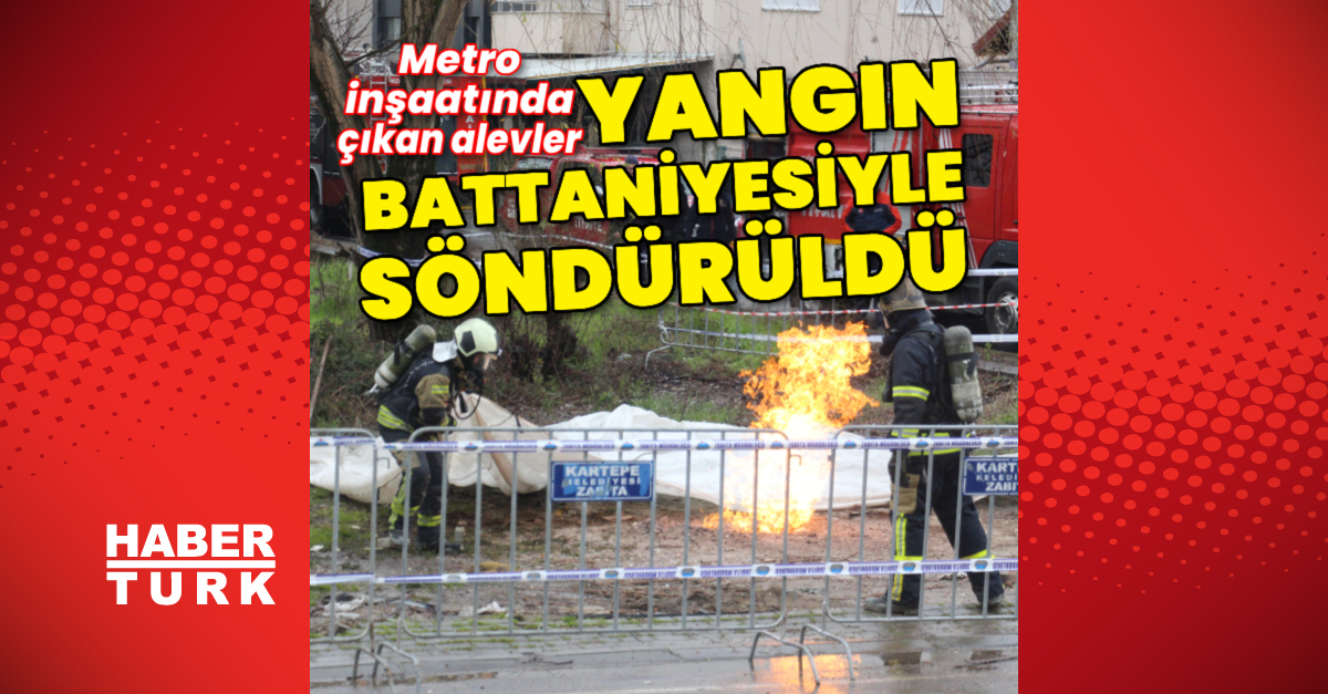 Yangın battaniyesiyle söndürüldü