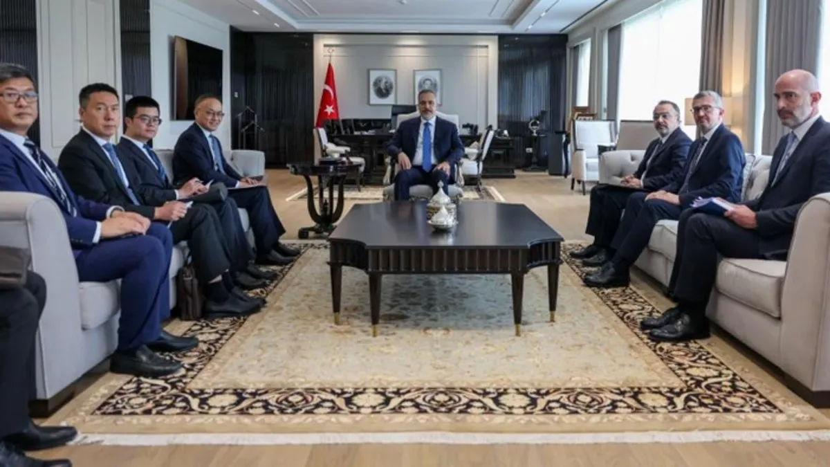 Dışişleri Bakanı Fidan, Çin Halk Cumhuriyeti’nden heyeti kabul etti